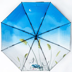 Evu0002 Even Light Weight Umbrella Sky Blue Art Foldable 764560877754