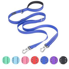 Excellent Elite Spanker B0br5g171l Reflective Dual Leash - 5ft Multiple Dog