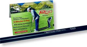 Eyeline Golf 850003725161 Pendulum Putting Rod - Training Aid Set Up Your Posture Black