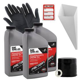 Lt-a750x Factory Racing Parts 210-1186 Dsa-1 Oil Change Kit Compatible With Suzuki Lt-a500x Lt-a450x Includes