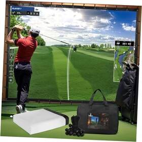 Gs-3x2-us Fahnemt Golf Simulator Impact Screen 118 78 9.8 X 6.5 Ft Inch