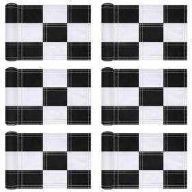 Fanfanwin Wap-fanfanwin-451 6 Pack Checkered Golf Flags 8 X Inch Portable 420d Nylon Training Target Fl