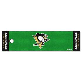 10436 Fanmats Pittsburgh Penguins Golf Putting Practice Green Team Color