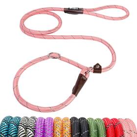 B0fcxxhqpc Fida 6ft Heavy Duty Pink Slip Lead Small Dogs Puppies No Pull Reflective
