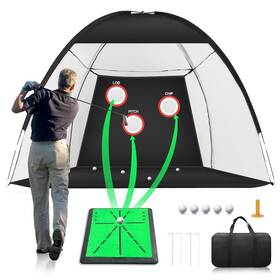 Lxw009 Finbuco Golf Net 10x7ft Practice With Path Feedback Mat All In One Go Lxw009 Finbuco Golf Net 10x7ft Practice With Path Feedback Mat All In One Go