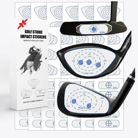 Finger Ten 810154796953 Golf Club Impact Tape Stickers Labels For Driver Woods Irons Putters