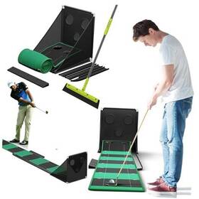 Fitfinity 198715274158 Golf Putting Mat - At Home Green Practice Equipment Automatic