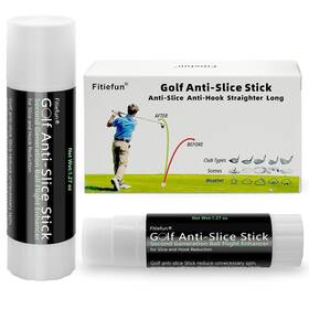 Fitiefun Gfg02 Golf Anti Slice And Hook Solid Compound Stick - 2 Pack X 1.27 Oz/36g
