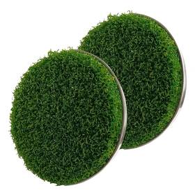 Flogolf B0cyy3xkkr Golf Hole Cup Putting Green For Backyard Practice - Simulated Lawn Metal Base