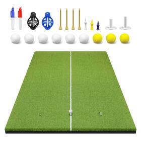 Flysocks 942349202797 5x4 Ft Golf Practice Mat 21 Mm Hitting Artificial Turf With 2 R