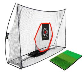 Flysocks 942349203893 10x7 Ft Golf Practice Hitting Net With Mat Heavy Duty Nets