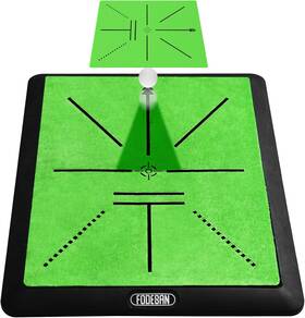 Fodesan 711181232356 Golf Hitting Mat - Outdoor And Indoor Use Training With Swing Path Fodesan 711181232356 Golf Hitting Mat - Outdoor And Indoor Use Training With Swing Path