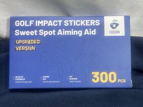 Fodesan Golf X00410ylib New Impact Stickers Aiming Aid 300 Pieces- Sweet Spot