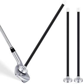 Forenomore 734598576417 3 Pc. Golf Alignment Rods Magnetic Club Stick Aids Swings