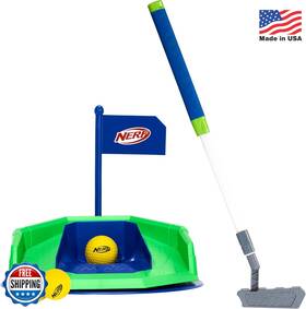 Franklin Sports 025725607105 Nerf Pivot Putt Golf Game Auto Ball Return 3 Modes