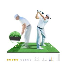 Go2gether G2 712288112169 Golf Hitting Mat Indoor Outdoor 5 4ft Thickened Practice With 3 T