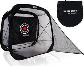 451212 Gagalileo 7x7ft Pop Up Golf Hitting Chipping Practice Net For Outdoor With Target Zone