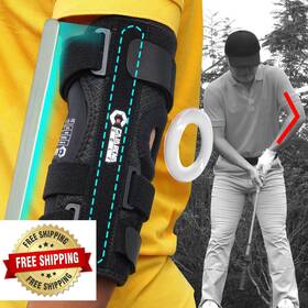 B0cjjk132n Gaiarena G Golf Swing Trainer Aid Straight Arm Elbow Brace Perfect Practice