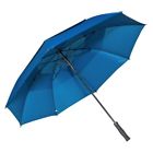 Gf01-nb Elite Rain Umbrella Fiberglass Golf Navy Blue