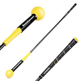 Goshgst02 Goashpeaot Golf Swing Trainer Warm-up Stick - 48 Inch Yellow/black