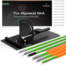 Goiflove 744759749680 Golf Alignment Sticks Holder Training Aid With And Protecti