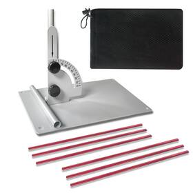 Goldsoun 762849379722 Golf Alignment Stick Training Aid Set - Upgraded Metal Rods With Foldable Ang