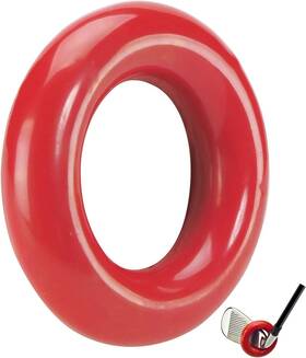 39511 Golf / Nefouse Enterprises Inc. Weighted Swing Ring For Practice/training Red