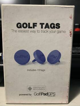 Golf Pad 726084836778 Tags - Automatic Shot Tracking System For Android/iphone