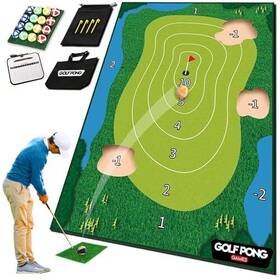 Golf Pong 860009249776 Chip Off Challenge And Stick Game Battle Royale With 6x4 Pr