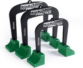 Golf Sply Co 313041686653 Perfect Practice Putting Gates 3-pack Aid With Three Sizes To I