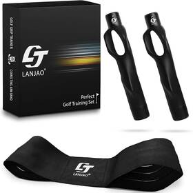 Golfer 768834422848 Golf Grip Trainer 2 Pack With Swing Correcting Arm Band Training Aid