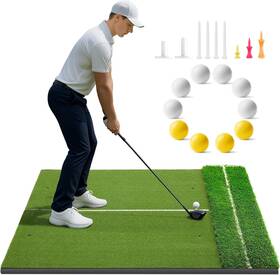 Gl08-10 Golfguru Golf Mat 5x4ft-16mm/21mm/26mm Thickened Dual Turf Hitting With