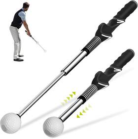 Gonsir 711181786743 Retractable Golf Swing Aid For Speed Training Rhythm Click Trai
