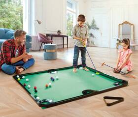 Goodlysports 767461314847 Golf Game Pool Indoor Family With Putting Mat 69.3 L X 57.5 Inch W