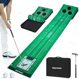 Goodlysports 994351435137 New Portable Golf Putting Mat-putting Green Indoor Outdoor-putt