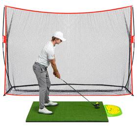 Gosports 445040047005 New Golf Practice Bundle With Net Mat Tray 48 Balls Home Indoor Outdoor Training