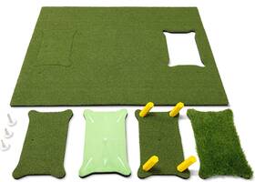 Gosports 815898026625 5 Ft X 4 Pro Golf Practice Hitting Mat Includes Green