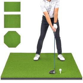 Gosports Golf-mat-15-5x5-02 Pro Golf Hitting Mats For Indoor/outdoor Practice Choose Size Green