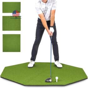 Golf-mat-15-5x5-oct Gosports Golf Hitting Mats - 5ft X L W Oct 15mm Elite Turf