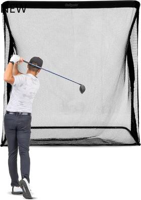Gosports Golf-net-elite-7x7 Elite Golf Practice Net With Steel Frame - Choose 10ft Or 7ft Size Goods