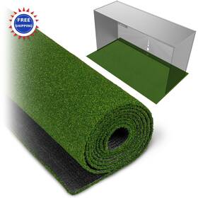 Golf-turf-15-10x6 Gosports Golf Simulator Turf 10 X 6 Ft 15 Mm Elite Indoor Home Setups