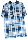 Gss Blu-plaid L The Golf Swing Shirt Blue Plaid Large Unisex Training
