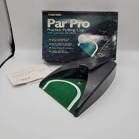 Harvard 754806099354 Practice Putting Cup Par Pro Returns Ball Automatically Battery Operated