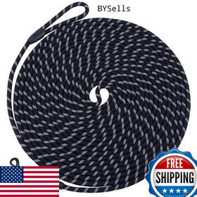 B0979hxbpq Hi Kiss 30ft Reflective Nylon Dog Training Leash Swivel Hook - Recall Agility Black B0979hxbpq Hi Kiss 30ft Reflective Nylon Dog Training Leash Swivel Hook - Recall Agility Black