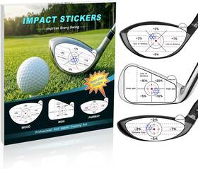 Gis00 Highlyjoy Golf Impact Stickers High-resolution Tape For Irons Woods And Fairway Clu