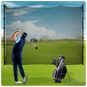 Hittop Gn4.5 4.5 Sports Netting Golf Practice Net Hitting With 33feet Nylon Rope Also For