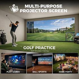 Hliemoin 698746798277 Golf Simulator Impact Screen 3d Air Mesh Heavy Duty Thick Hliemoin 698746798277 Golf Simulator Impact Screen 3d Air Mesh Heavy Duty Thick