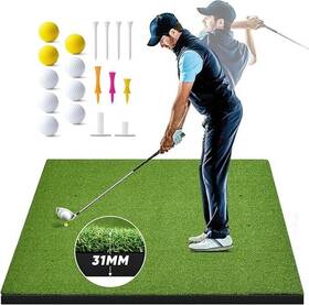 Homiflex Beyshhjw1e 5 4ft 31mm Golf Hitting Practice Training Mat Anti-slip Bottom Interchangeable