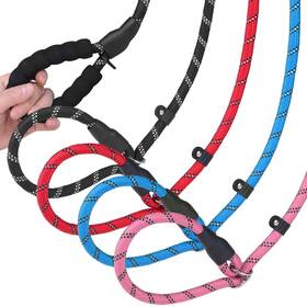 B0cn6nkhp2 Homimp 6 Ft Reflective Slip Lead Dog Leash 4-pack Heavy Duty Rope For Training