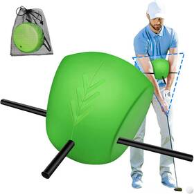 Homy Mart 445044393375 Golf Swing Trainer Aid For Posture Correction And Arm Body Connection Practice